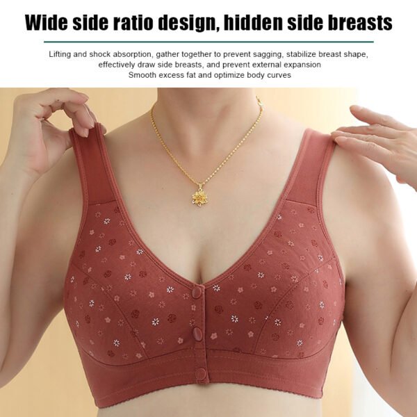 Pay 1 Get 4packsComfortable & Convenient Front Button Bra- Free Shipping