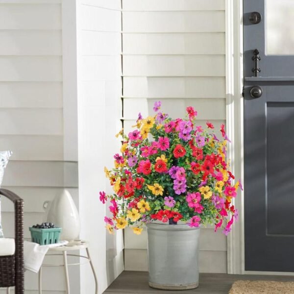 Outdoor Artificial Flower Decoration, 1 Count Fake Green Plant, Room Decor,  Porch Patio Garden Decoration