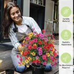 Outdoor Artificial Flower Decoration, 1 Count Fake Green Plant, Room Decor,  Porch Patio Garden Decoration