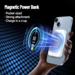 6-in-1 Charging Kit: Fast Charge, Magnetic Power Bank, Wireless Charger, Type-C to Fast Charging Cable, Adapter & Audio Support