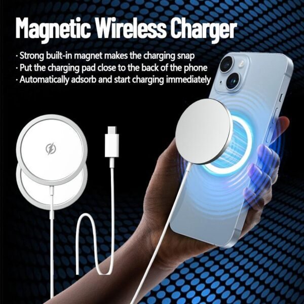 6-in-1 Charging Kit: Fast Charge, Magnetic Power Bank, Wireless Charger, Type-C to Fast Charging Cable, Adapter & Audio Support