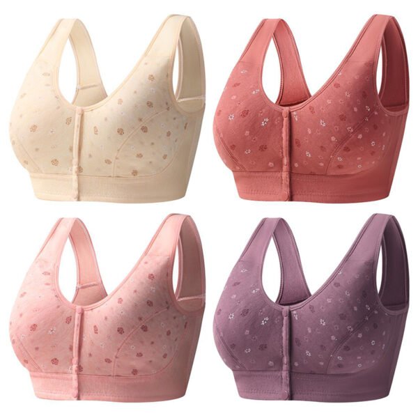 Pay 1 Get 4packsComfortable & Convenient Front Button Bra- Free Shipping