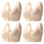 Pay 1 Get 4packsComfortable & Convenient Front Button Bra- Free Shipping