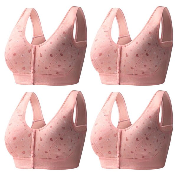 Pay 1 Get 4packsComfortable & Convenient Front Button Bra- Free Shipping