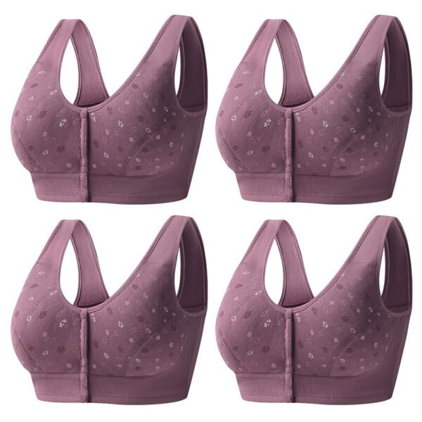 Pay 1 Get 4packsComfortable & Convenient Front Button Bra- Free Shipping