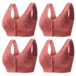 Pay 1 Get 4packsComfortable & Convenient Front Button Bra- Free Shipping