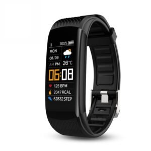 Smart Fitness Band: Sports Bluetooth-enabled, Blood Pressure, Blood Oxygen, Heart Rate and Sleep Monitoring, Waterproof, Multifunctional Step Counter. Suitable for Men and Women, Ideal as a Gift.