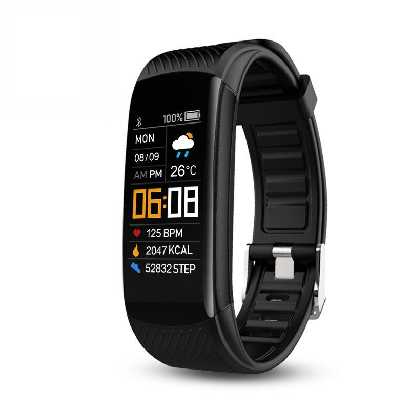 Smart Fitness Band: Sports Bluetooth-enabled, Blood Pressure, Blood Oxygen, Heart Rate and Sleep Monitoring, Waterproof, Multifunctional Step Counter. Suitable for Men and Women, Ideal as a Gift.
