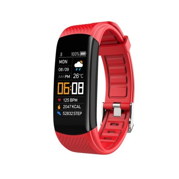 Smart Fitness Band: Sports Bluetooth-enabled, Blood Pressure, Blood Oxygen, Heart Rate and Sleep Monitoring, Waterproof, Multifunctional Step Counter. Suitable for Men and Women, Ideal as a Gift.