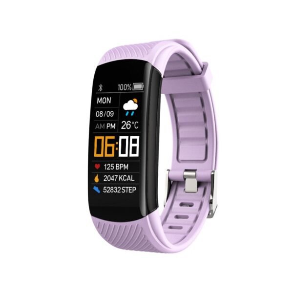 Smart Fitness Band: Sports Bluetooth-enabled, Blood Pressure, Blood Oxygen, Heart Rate and Sleep Monitoring, Waterproof, Multifunctional Step Counter. Suitable for Men and Women, Ideal as a Gift.