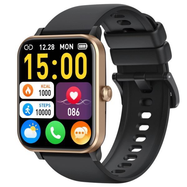 New J01 Smart Watch: Monitor Blood Pressure & Oxygen, Bluetooth Call, Music Play