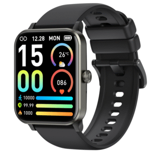 New J01 Smart Watch: Monitor Blood Pressure & Oxygen, Bluetooth Call, Music Play